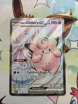 Lillie's Clefairy ex 195 Sv: Scarlet & Violet Promo Cards Holo - Image 1