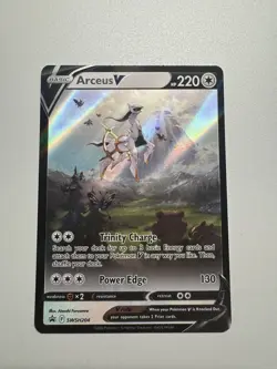 Arceus V SWSH204 SWSH: Sword & Shield Promo Cards Holo NM Ungraded - Image 1