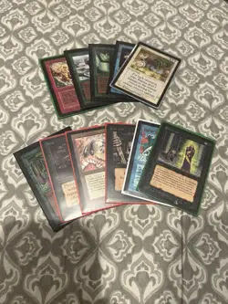 Magic The Gathering Lot Of 11 Beta Cards - Image 1