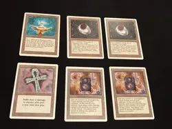 Mtg Revised Artifact Card Lot-42 Cards. Sol Ring,Jayemdae Tomb.Played Condition - Image 2