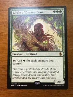 Circle of Dreams Druid Adventures in the Forgotten Realms Regular Rare Card #176 - Image 1