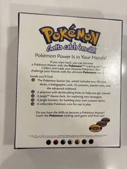 Original 1999 Pokemon Trading Card Game Starter Gift Box Sealed - Image 2