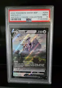 Arceus V SWSH204 SWSH: Sword & Shield Promo Cards Holo PSA 9 - Image 1