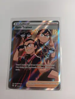 Pokemon Sword & Shield Silver Tempest Gym Trainer Card 191/195 - Image 1