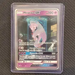 Mewtwo GX - 78/73 - Secret Rare - Shining Legends - Pokemon Card - Lot #243 - Image 1