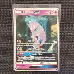 Mewtwo GX - 78/73 - Secret Rare - Shining Legends - Pokemon Card - Lot #243 - Image 3
