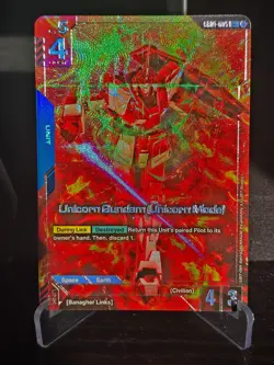 Gundam Card Game - Unicorn Gundam (Unicorn Mode) GD01-005 R+ - Image 1