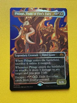 Phlage, Titan of Fire's Fury (Borderless) Modern Horizons 3 Foil - Image 1