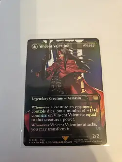 Vincent Valentine Borderless FOIL MTG FIN Nm/M - Image 1