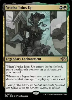 4X Vraska Joins Up - Outlaws at Thunder Junction OTJ - NM - Image 1