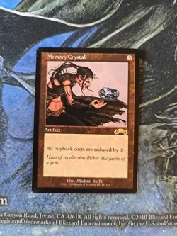 MTG Magic the Gathering Memory Crystal (134/143) Exodus LP - Image 1