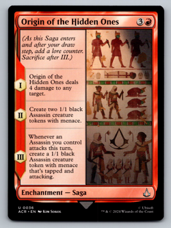 Origin of the Hidden Ones U 0036 - Universes Beyond: Assassin's Creed Regular - Image 1