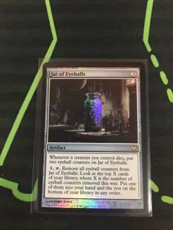 MTG Magic The Gathering Brain In A Jar / Jar Of Eyeballs Foil Artifact Commander - Image 3