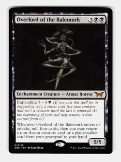 MTG: Overlord of the Balemurk | Duskmourn: House of Horror 113 NM - Image 1