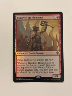 Rundvelt Hordemaster Dominaria United Foil Magic the Gathering MTG - Image 1