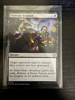 Strategic Betrayal - (Near Mint NM) MTG Magic - Tarkir: Dragonstorm (TDM) - Image 1
