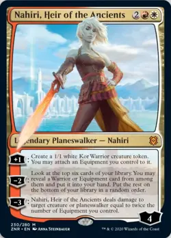 1x Nahiri, Heir of the Ancients MTG Zendikar Rising NM Pack Fresh - Image 1