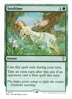 Seedtime (White Border) - Mystery Booster 2 (MB2) MTG - NM/M - Image 1
