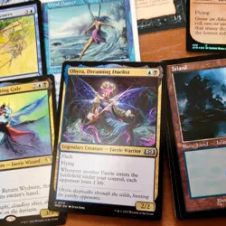 Magic Commander Deck MTG 100 - *FAERIES Black 'n' Blue Fairy Fey Tribal Kindred - Image 1
