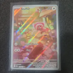 Pokemon TCG: English Stufful IR from new Mega Evolutions set - Image 1