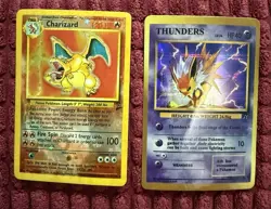 Pokemon Vending Charizard and Friend Sticker Cards. NM. Bundle Of 2 Cards. - Image 1