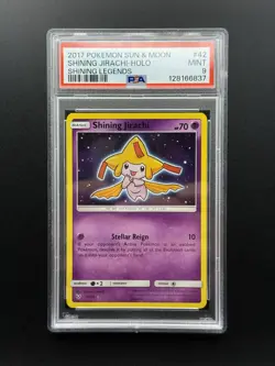 Shining Jirachi 42/73 Shining Legends Holo Rare Pokemon TCG - PSA 9 Mint - Image 1