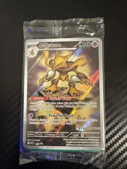Alakazam 009 Black Star Promo 2025 Pokemon Mega Evolutions ETB Promo SEALED - Image 1