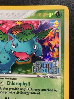 Venusaur 28/100 EX Crystal Guardians Pokemon Card Reverse Holo Foil Rare MP - Image 4