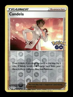 Candela Reverse Holo Uncommon Pokemon GO 065/078 NM Pokemon NM - Image 1
