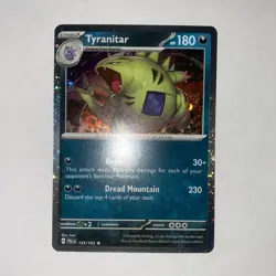 Tyranitar 135/193 SV Paldea Evolved Cosmos Holo Promo Pokemon Card - Image 1
