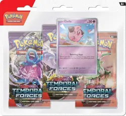 POKEMON TCG Scarlet & Violet Temporal Forces Three Booster Blister - Image 2