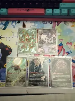 Pokemon Mega Evolution illustration Rare Lot Of 5 - Image 1