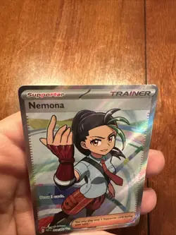 Pokemon Paldean Fates Nemona (229/091) Ultra Rare Full Art Trainer Near Mint - Image 3