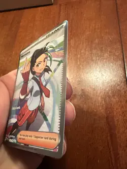 Pokemon Paldean Fates Nemona (229/091) Ultra Rare Full Art Trainer Near Mint - Image 4