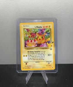 Pokemon Birthday Pikachu Black Star Promo Celebrations 25th Anniversary NM - Image 1