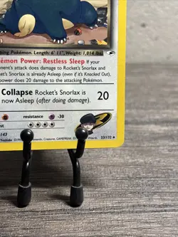 Rocket's Snorlax 033/132 Gym Heroes Regular Rare-Pokemon TCG-Fast Shipping-LP!! - Image 5