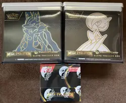 Pokemon Center Mega Evolution ETB Set + Enhanced Booster Display Box (36pks) NEW - Image 1