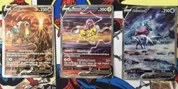 Pokemon TCG Crown Zenith Suicune v (GG38) Raikou v (GG41) Entei v (GG36) - Image 1