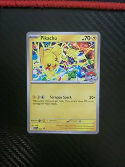 Pokemon TCG Worlds 2025 Pikachu Promo Near Mint - Image 1