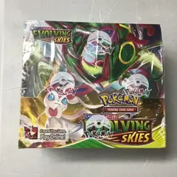 Evolving Skies Pokemon Booster Box Sword And Shield Factory Sealed - Image 1