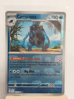 Pokemon TCG (Master Ball Pattern) Rare Carracosta #023/086 Black Bolt - Image 1