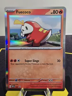 Pokemon TCG Fuecoco SVP EN 002 Scarlet & Violet: Black Star Promo Holo NM #002 - Image 1