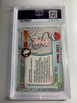 2000 Topps Chrome Pokemon Series 2 #151 Mew PSA 9 MINT - Image 2