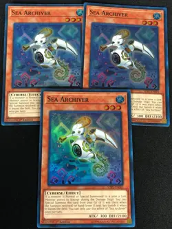 YUGIOH SEA ARCHIVER SDPL-EN003 1ST SUPER X3 (NM) - Image 1