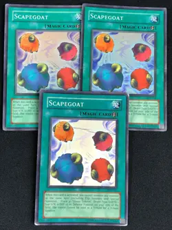 YUGIOH SCAPEGOAT SDJ-041 SUPER X3 (HP) - Image 1