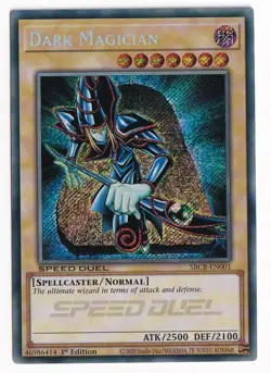 1 x Dark Magician - SBCB-EN001 - Secret Rare - 1st Edition LP - Image 1