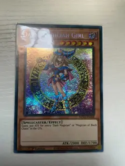 DARK MAGICIAN GIRL MINT 1ST EDITION PRISMATIC SECRET RARE MP22-EN268 YUGIOH TCG - Image 2