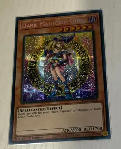 DARK MAGICIAN GIRL MINT 1ST EDITION PRISMATIC SECRET RARE MP22-EN268 YUGIOH TCG - Image 3