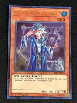YUGIOH SPELLBOOK MAGICIAN OF PROPHECY BLLR-EN050 1ST ULTRA NM - Image 1