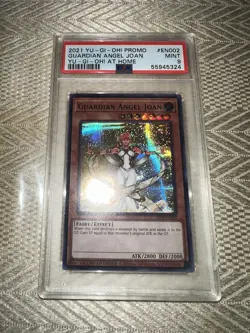Yu-Gi-Oh! TCG Guardian Angel Joan SBPR-EN002 Blue Parallel Rare PSA 9 - Image 1